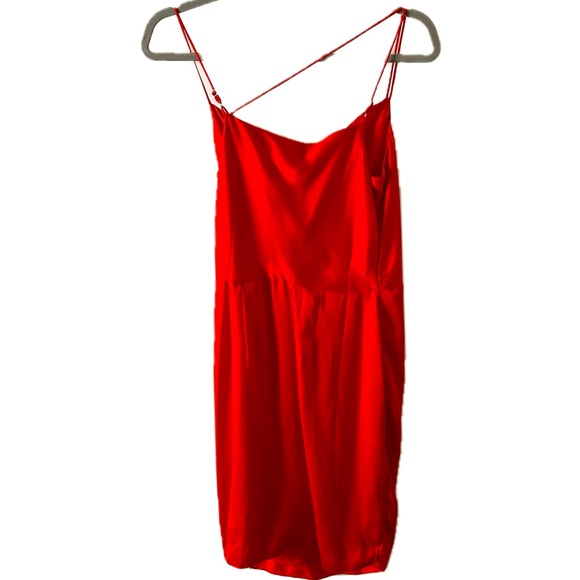 Red noodle strap dress - Picture 2 of 5